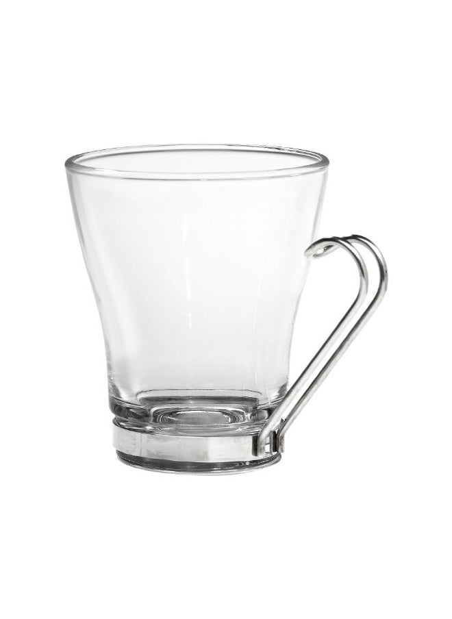 Bormioli Rocco - Bormioli Rocco Oslo Cappuccino Glass Cups, Clear, 8 Ounces (4 Pieces) - Image 1