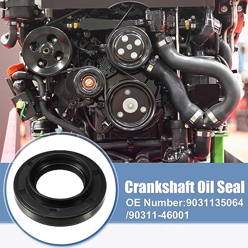 uxcell Engine Crankshaft Oil Seal No.9031135064/90311-46001 for Lexus GS300 1993-2005 for Lexus IS300 2001-2005 - Image 2