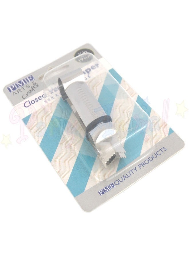 PME Closed Vee Serrated Crimper, Large, Silver - Image 2