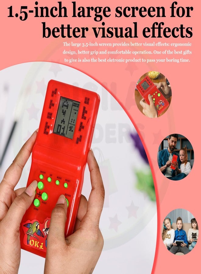 DISILA Traders Hand-Held Brick Game for Kids| Hand-Held Video Game / Brick Game with 9999 for Kids. (Random Color - Pack of 1) - Image 2