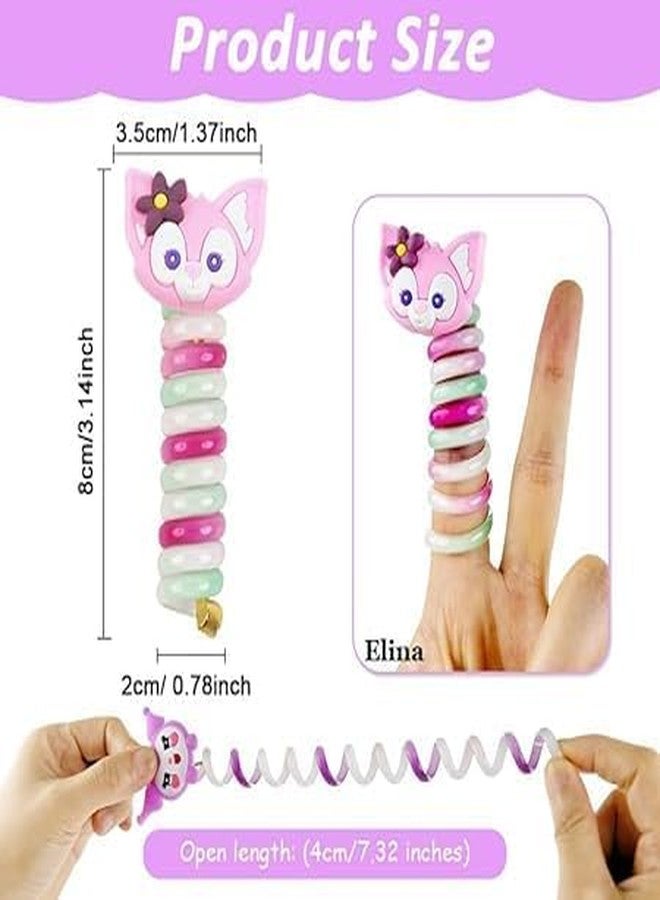 WECROO Cute Animal Spring Hair Clips Zig Zag Headbands Girls U Shaped Finishing Fixer Comb Headbands Cute Cartoon Invisible Hair Holder for Women & Girls (Multicolor, Pack of 2) - Image 5