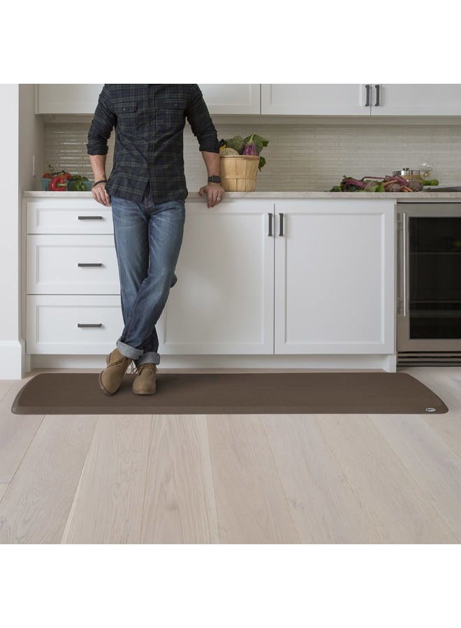 GelPro Elite Premier Anti-Fatigue Kitchen Comfort Floor Mat, 20x72”, Linen Truffle Stain Resistant Surface with Therapeutic Gel and Energy-Return Foam for Health and Wellness - Image 2