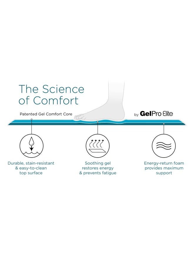 GelPro Elite Premier Anti-Fatigue Kitchen Comfort Floor Mat, 20x72”, Linen Truffle Stain Resistant Surface with Therapeutic Gel and Energy-Return Foam for Health and Wellness - Image 3