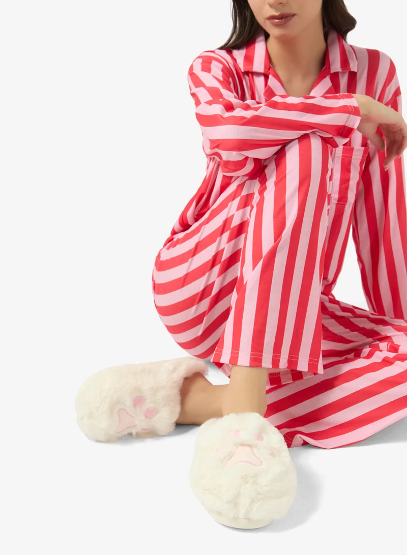 Ginger  Cozy Fur Bedroom Slippers for Women | Best Price UAE