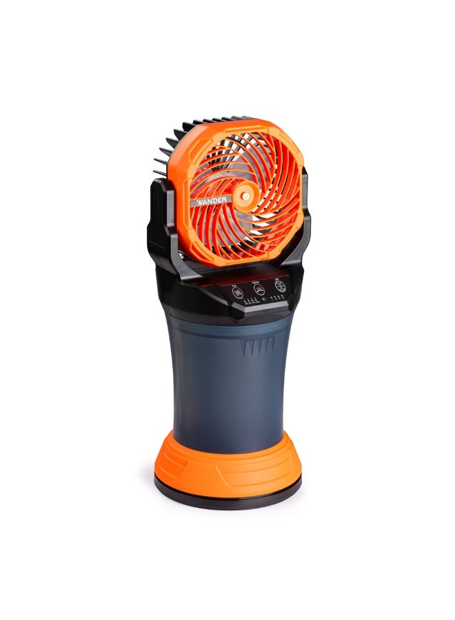 Wander Camping Misting Fan With Led Light - Alrimaya - Image 2