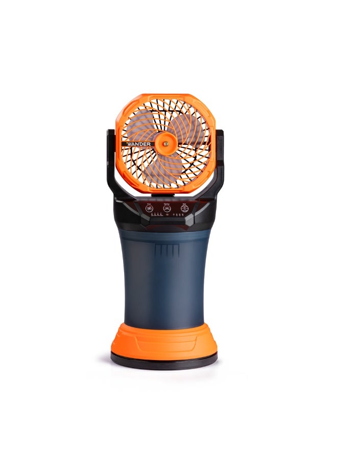 Wander Camping Misting Fan With Led Light - Alrimaya - Image 1