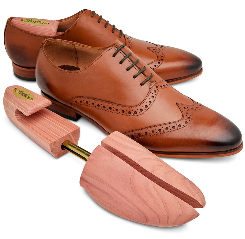 Stratton MEN’S ADJUSTABLE SPLIT TOE CEDAR SHOE TREE - GROWN IN USA (Large / 10-11 US, 1-pack)… - Image 2