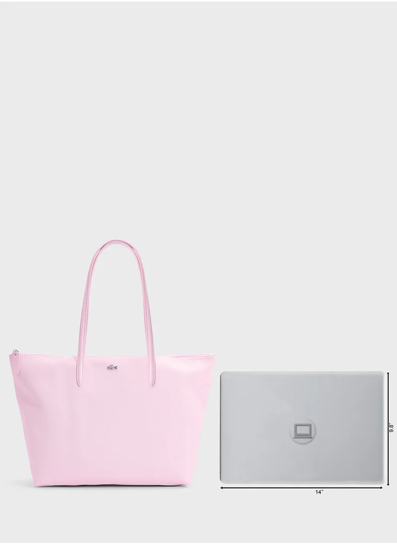 LACOSTE Essentials Top Handle Zip Over Tote