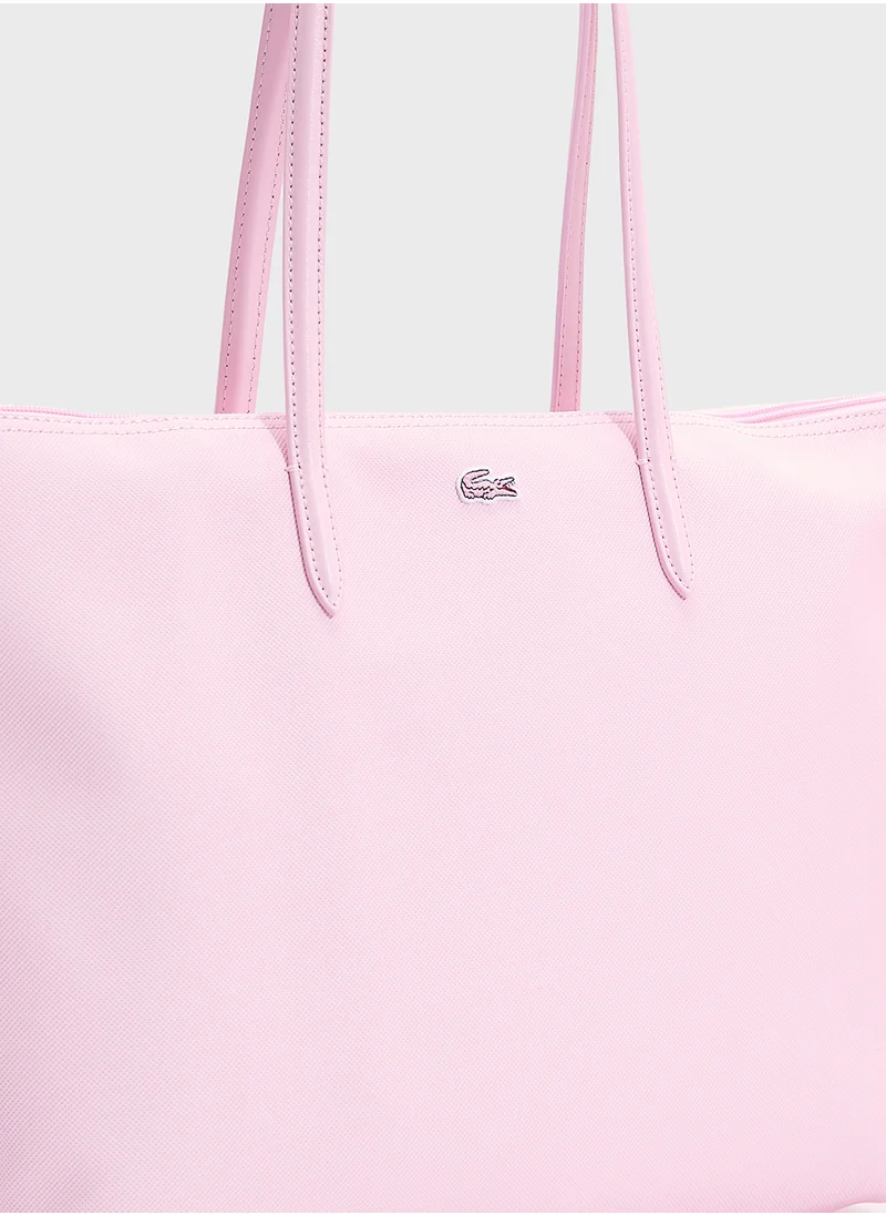 LACOSTE Essentials Top Handle Zip Over Tote