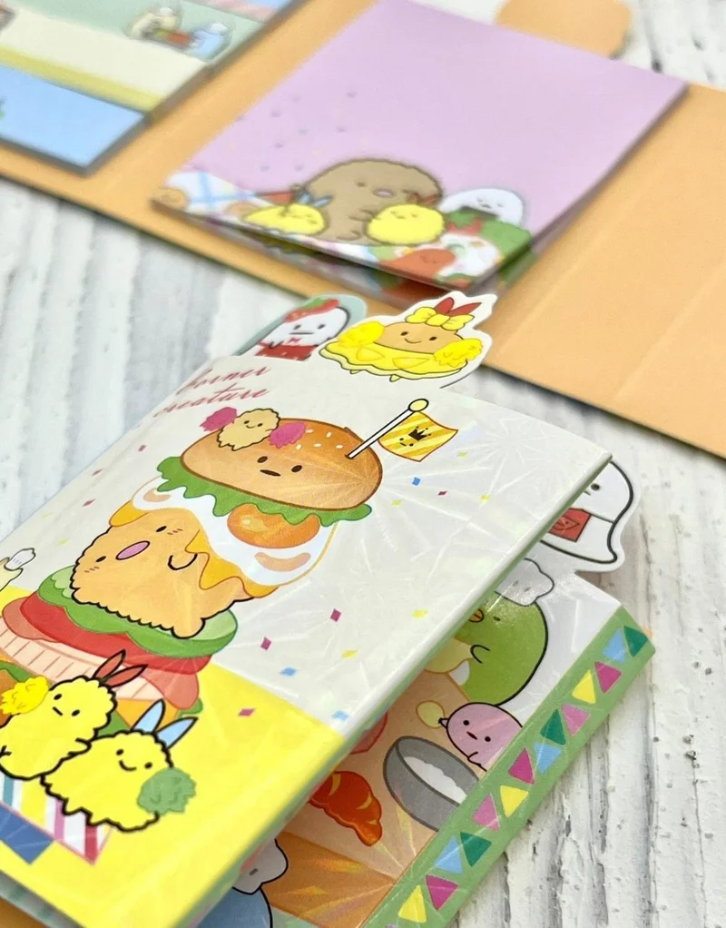 Kağıt Gemi Dükkan Paper Ship Shop Cute Sumikko Hamburger Themed Post-It / Sticky Note / Index