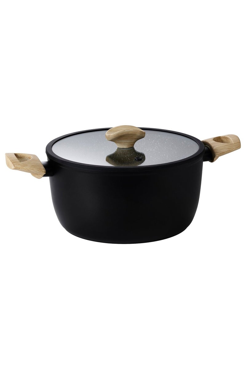 Pot with lid, non-stick coating black, 4.7 l - Image 1