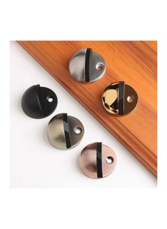 KNP KNP Half Round Floor Mount Door Stopper (Brass Plated) is a durable and stylish solution designed to prevent door damage and protect walls.  - Image 1