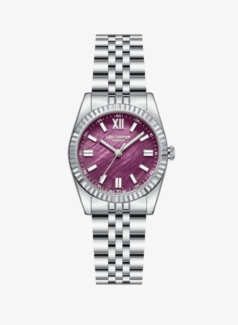 Lee Cooper Women's Metal 3H Watch LC08303.380 - 30 mm
