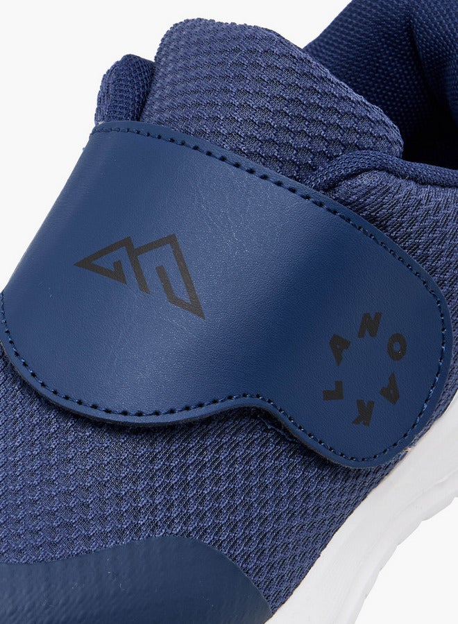 Oaklan by Shoexpress Boys Logo Detail Sports Shoes with Hook and Loop Closure  - Image 4