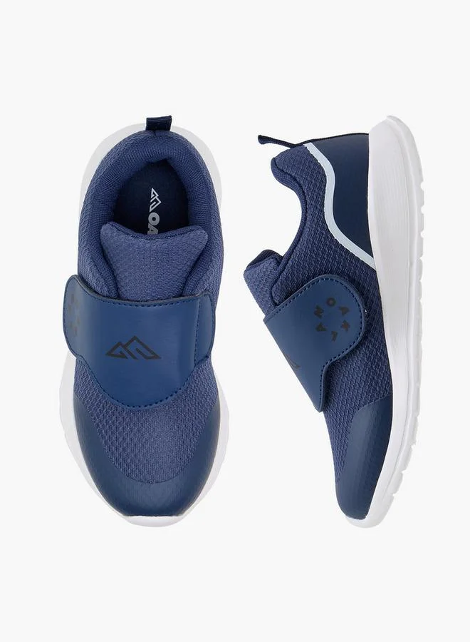 Oaklan by Shoexpress NAVY Logo Detail Sports Shoes With Hook And Loop Closure  | Best Price UAE
