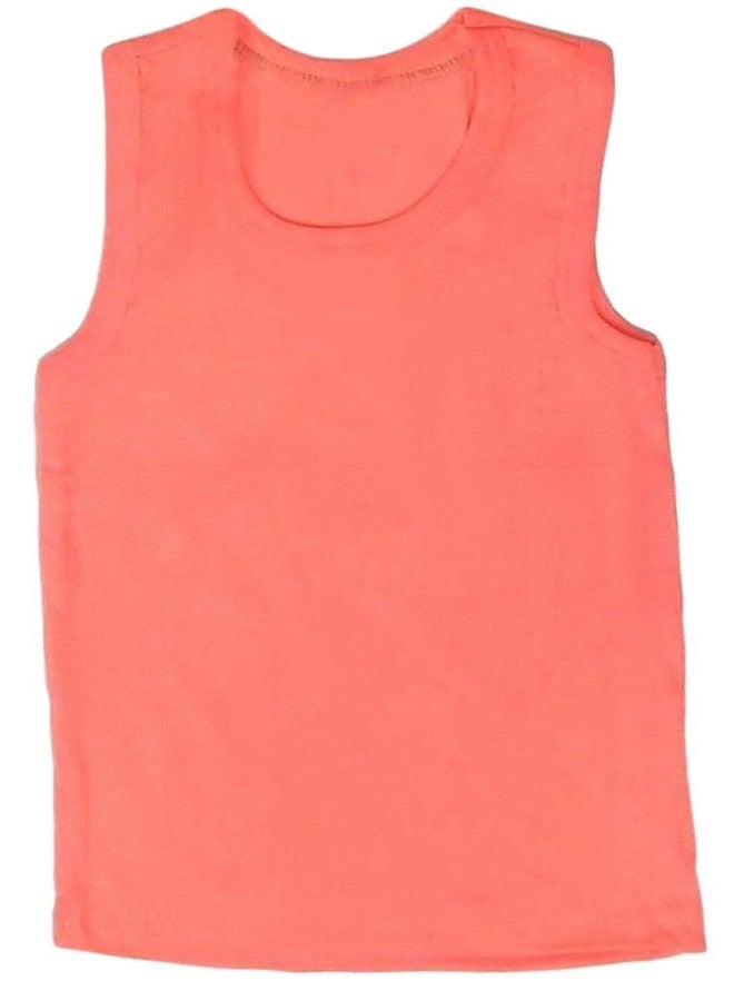 ToBeInStyle Girls' 4 Pack Ribbed Tank Tops - Neon - 3-6 Months - Image 4