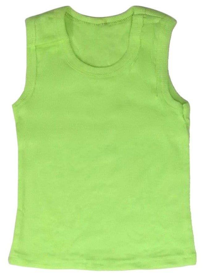 ToBeInStyle Girls' 4 Pack Ribbed Tank Tops - Neon - 3-6 Months - Image 3