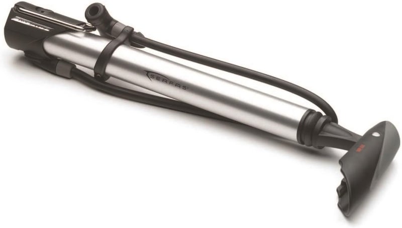 Serfas Grifter Mini HandFloor Bicycle Pump with Gauge - Image 1
