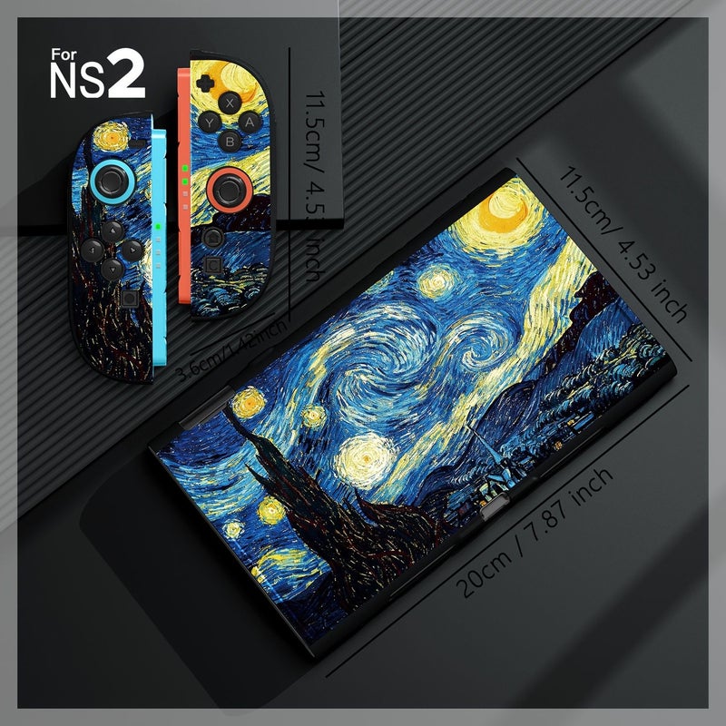 Starry Sky Protective Case for Nintendo Switch NS2 Ultra Thin TPU - Image 1