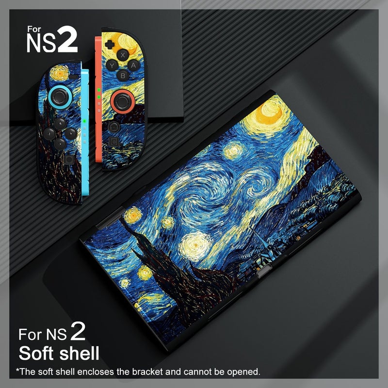 Starry Sky Protective Case for Nintendo Switch NS2 Ultra Thin TPU - Image 2