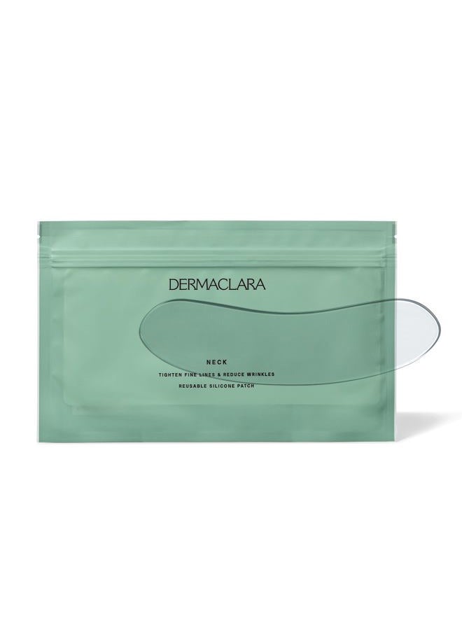 Dermaclara Neck Wrinkle Patches - Silicone Neck Patches for Wrinkles, Anti Aging and Tightening Overnight Skin Treatment for Women and Men, Anti-Wrinkle Pads, Reusable Up to 30 Times - 1 Patch - Image 1