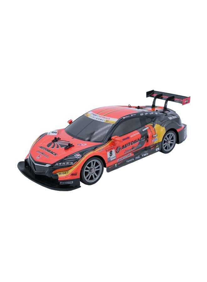 D-Power سيارة هوندا NSX GT500 RC بمقياس 1:16 – تحكم عن بُعد بتردد 2.4GHz، بطارية قابلة للشحن مرفقة، تصميم سباق واقعي للأطفال من عمر 6 سنوات فما فوق - Image 3