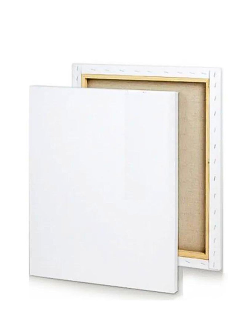 Terabyte Stretched Back Stapled Canvas,40x50cm White - Image 1