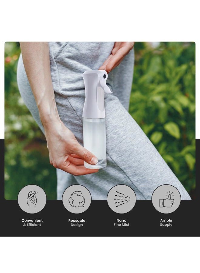 vigor path Empty Spray Bottle 150ml - Continuous Spray Nano Fine Mist Sprayer - Reusable Beauty Spray Bottle - Cleaning, Hairstyling & Plants - 5oz - Image 2