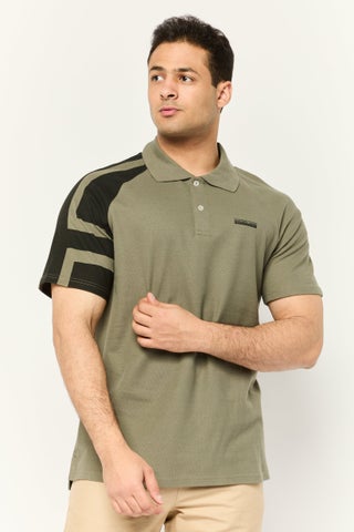 Men Regular Fit Short Sleeve Brand Polo Shirt, Olive - pzsku/Z0CF03C89C9F12F4CDE4DZ/45/1747056814/9430ed09-ebe5-43da-86aa-9c0e8e0143ea