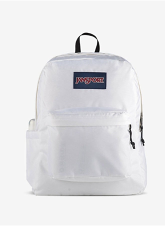 JANSPORT - SuperBreak Unisex Large Capacity Solid Color Backpack Computer Bag White 42cm * 32cm * 21cm - Image 1