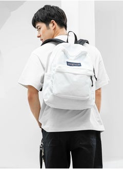 JANSPORT SuperBreak Unisex Large Capacity Solid Color Backpack Computer Bag White 42cm * 32cm * 21cm  - Image 4
