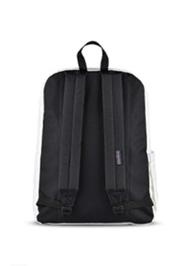 JANSPORT - SuperBreak Unisex Large Capacity Solid Color Backpack Computer Bag White 42cm * 32cm * 21cm - Image 1