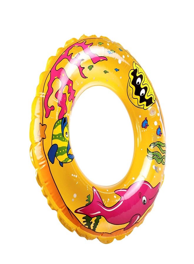 RIGJAK Swimming Ring air Multi Cartoon Print Inflatable Swim Ring Blow Up Floating Tube Raft Tube for Swimming Pool, Beach for Age 3-10 Years (70 cm) - Image 4