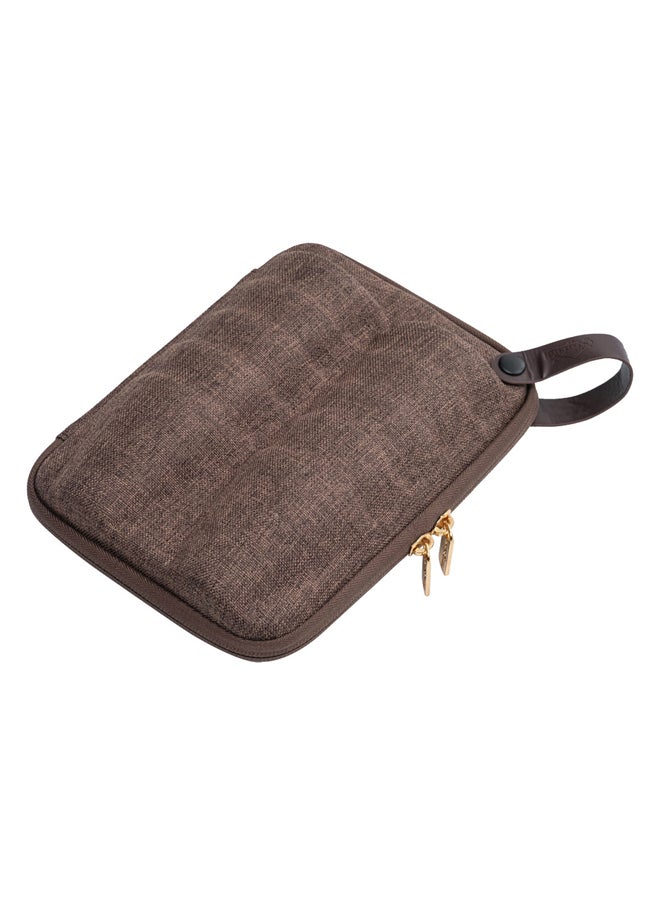 AL SANIDI Full anti-shock cups bag, Tea cups Bag, Oud, Size 15*19.5*7.2Cm  - Image 5