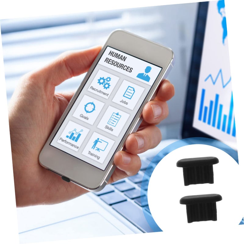 Silicone Charging Port Dust Plugs 50 Pack Durable Protection Easy Install for Phone Tablet - Image 3