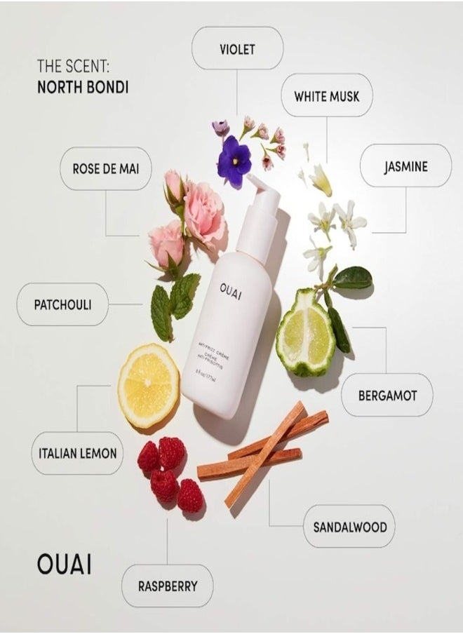 Ouai - OUAI Anti-Frizz Hair Crème - Travel Size 89ml | Smoothing & Frizz Control Cream - Image 1