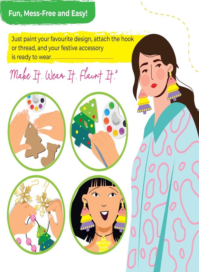 Lighthouse DIY Christmas Jewellery Making Kit For Girls | Colorful Handmade Earrings & Pendants Making Set | DIY Holiday Activity for Kids & Adults | Perfect for Christmas Parties, Gifts & Creative Play - Image 3