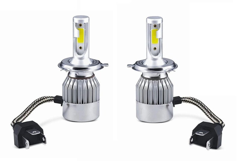 A2D مجموعة تحويل لمبة المصباح الأمامي LED HID A2D H4 C6 35W 6000K 12V مع مروحة تبريد لمصابيح السيارة البيضاء مجموعة من 2 لسيارة ماروتي سوزوكي سويفت النوع 2 - Image 1