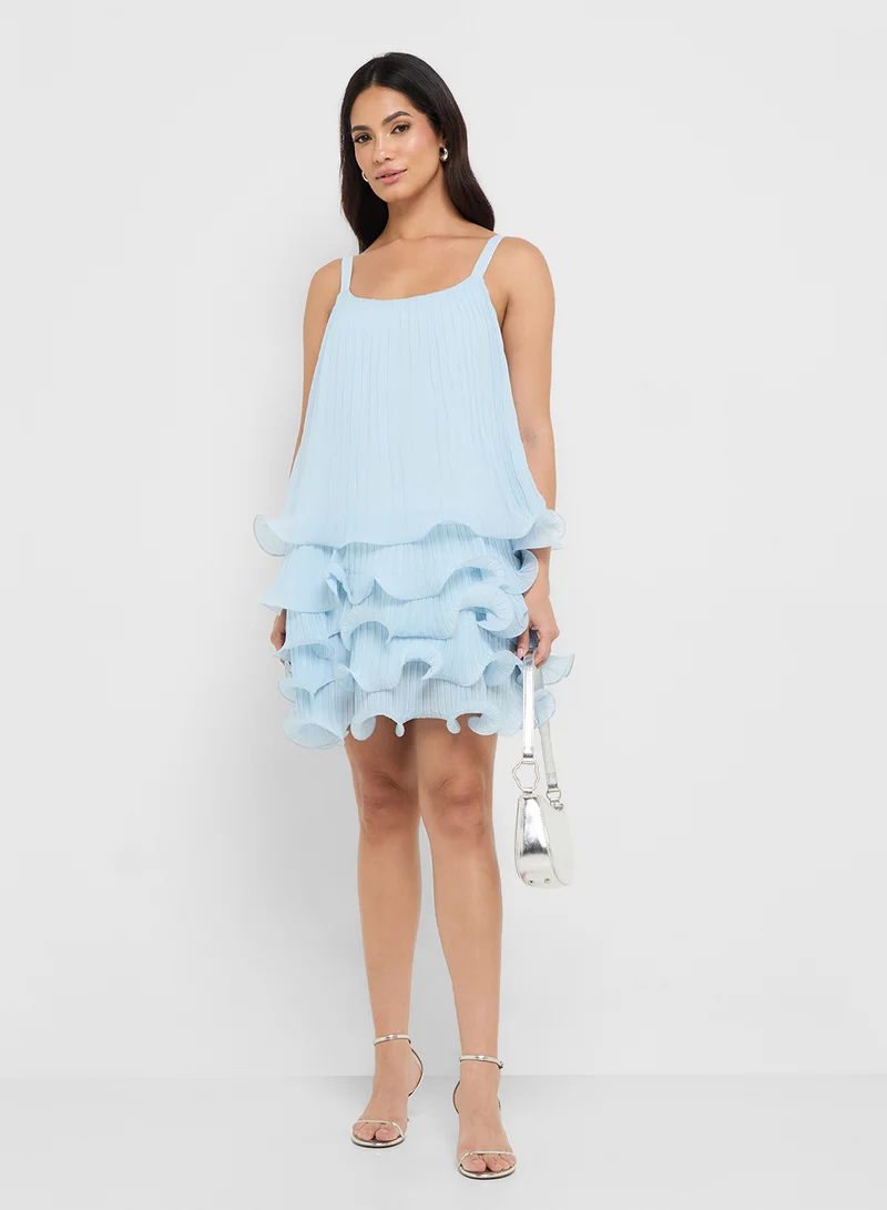 VERO MODA Frill Tiered Detail Singlet Dress