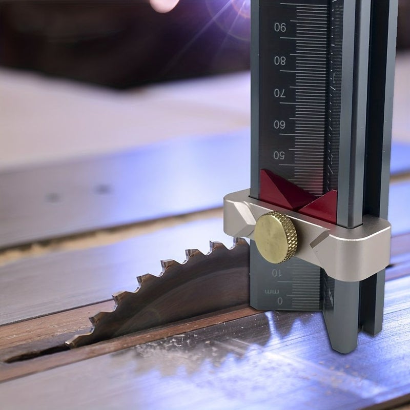 Multi Functional Drill Bit Positioning Side Height Device Woodworking Measuring Tool For Table Saw - Image 5