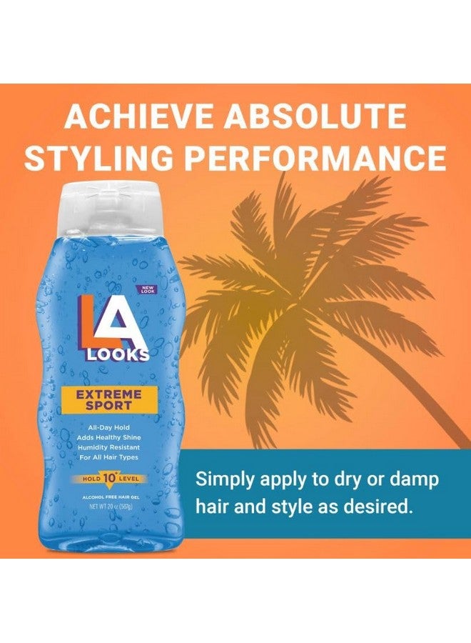 إل.إيه.لوكس جل تثبيت الشعر سبورت إكستريم من إل إيه لوكس، مستوى تثبيت ١٠+، ٢٠ أونصة - Image 3