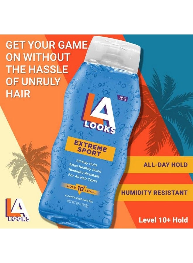 إل.إيه.لوكس جل تثبيت الشعر سبورت إكستريم من إل إيه لوكس، مستوى تثبيت ١٠+، ٢٠ أونصة - Image 2