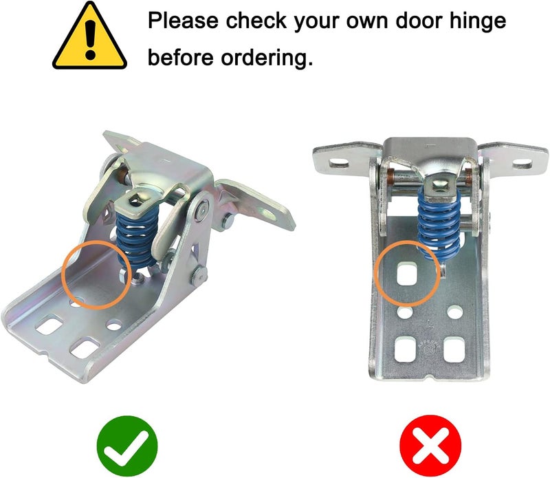 APPERFiT Upper Door Hinge for Front Door Left Driver Side Compatible with Dodge Ram and Dakota - Image 2