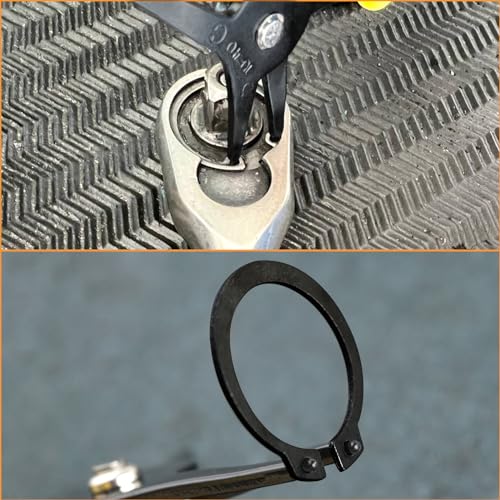 LEONTOOL 2 in 1 Snap Ring Pliers - Internal & External Circlip Pliers for 10-40mm Snap Rings - Image 2