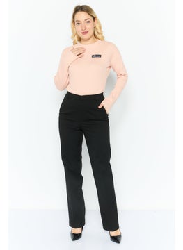 Ellesse Women Brand Logo Long Sleeve Bodysuit, Pink  - Image 2