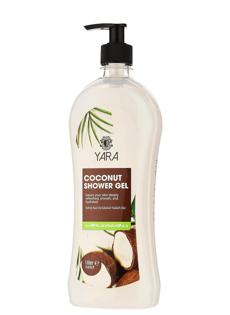 Yara Shower Gel 1 Liter Coconut  - Image 1
