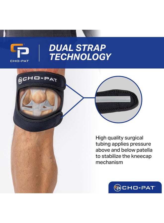 Cho-Pat Dual Action Lite, Adjustable & Lightweight Knee Support Strap for Tendonitis and Pain Relief, Large/X-Large (OSFM) - Image 3