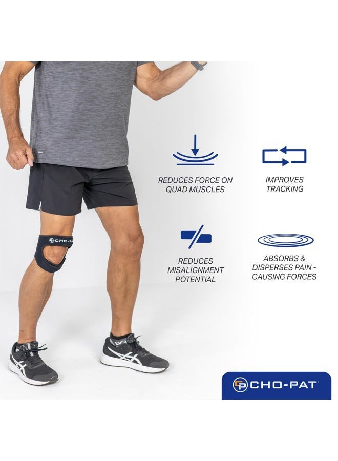 Cho-Pat Dual Action Lite, Adjustable & Lightweight Knee Support Strap for Tendonitis and Pain Relief, Large/X-Large (OSFM) - Image 4
