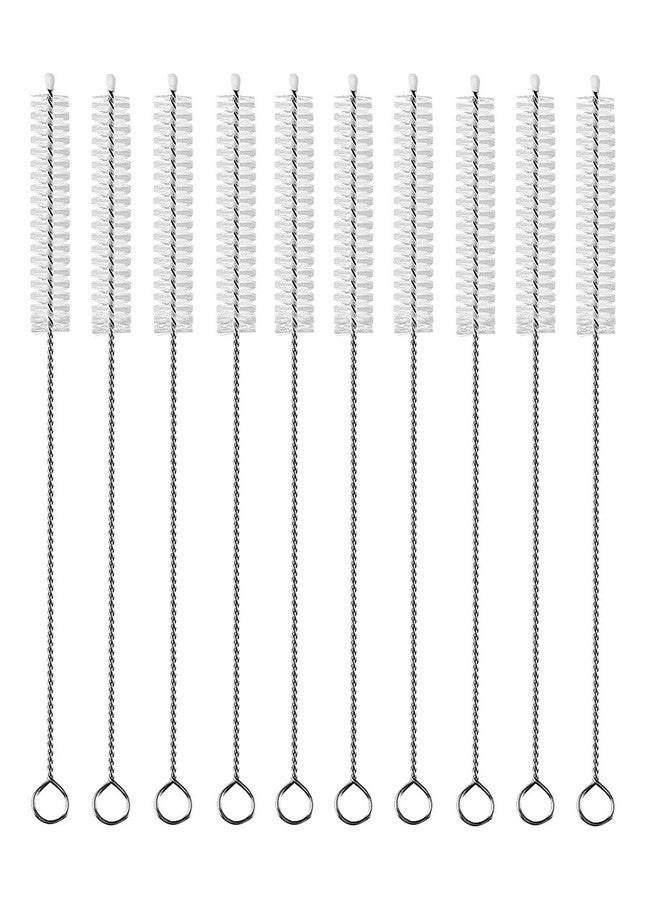 BEUICIRY Long Straw Cleaner Brush Extend 10 inch, Wide 10mm diam Pipe Cleaners, Long Brush for Sippy Cup, Water Bottle and Tubes, Drinking Straw Cleaning Brush Set 10 Pack - Image 1