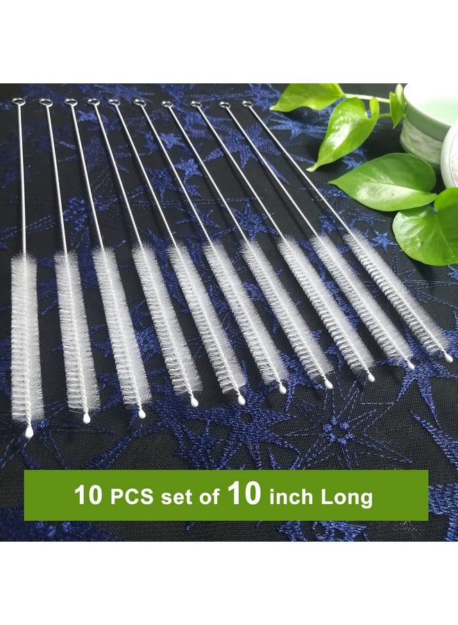 BEUICIRY Long Straw Cleaner Brush Extend 10 inch, Wide 10mm diam Pipe Cleaners, Long Brush for Sippy Cup, Water Bottle and Tubes, Drinking Straw Cleaning Brush Set 10 Pack - Image 3